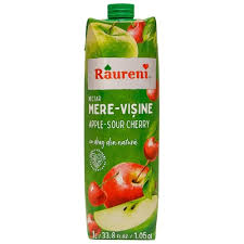 RAURENI Nectar mere+visine / Nektar Äpfel+Sauerkirsch. 1l