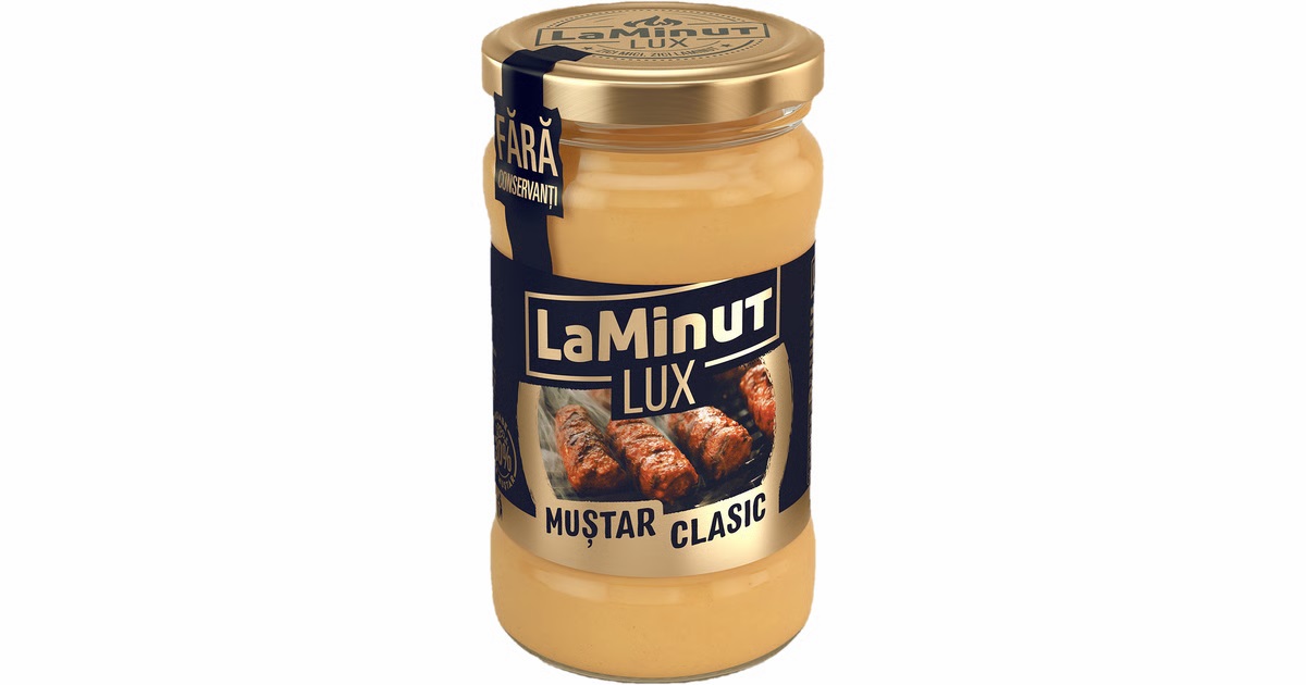 LA MINUT LUX Mustar clasic / Senf klassisch 300g