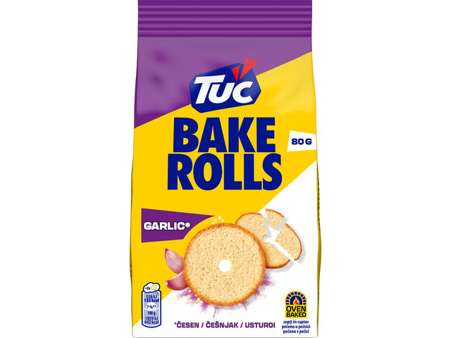 BAKE ROLLS Garlic 80 g