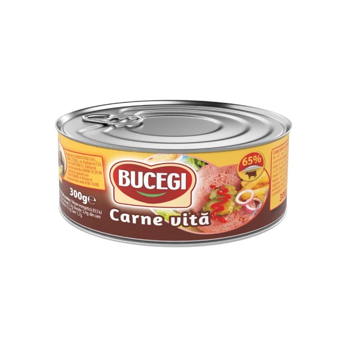 BUCEGI Carne de vita / Rindfleisch 65% 300g