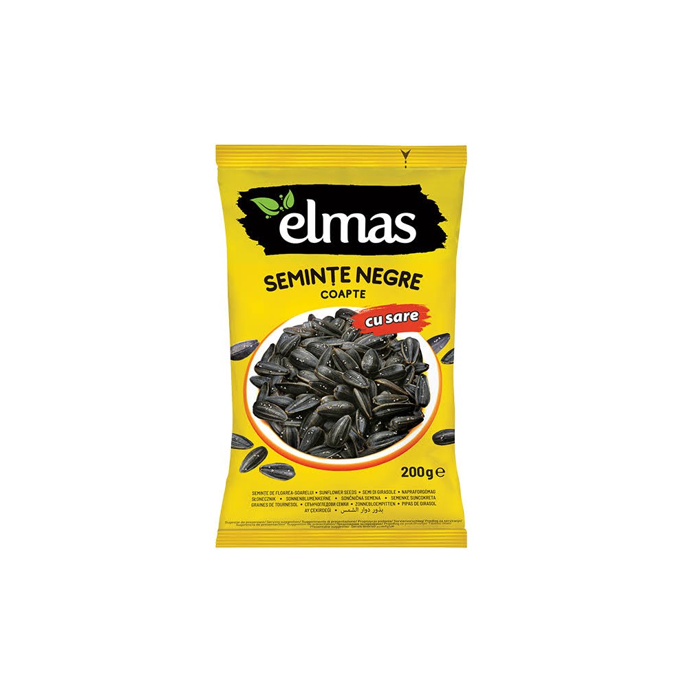 ELMAS Sem. negre coapte sarat / Schw. Kerne ger. ges. 200g
