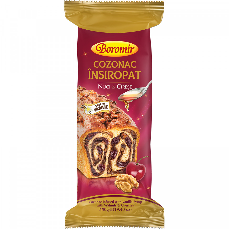BOROMIR Coz.insir.nuci+cirese / Hefegeb.Waln.+Kirsch.550g