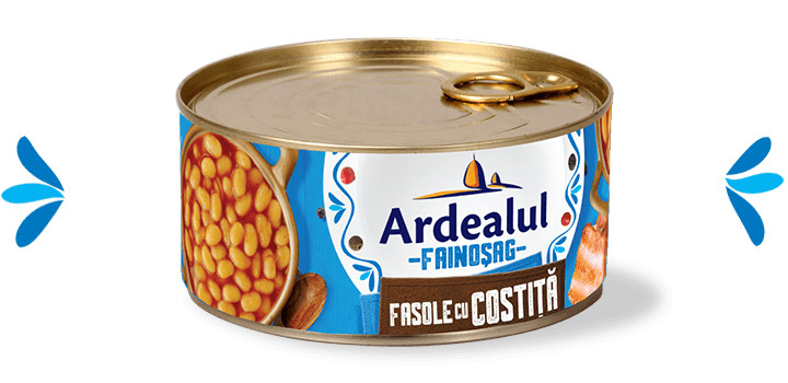 ARDEALUL Piept porc cu fasole / Schweinebrust m. Bohnen 300g