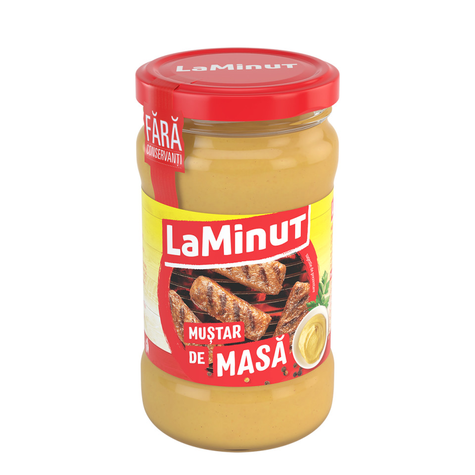 LA MINUT Mustar de masa / Tafelsenf 300g