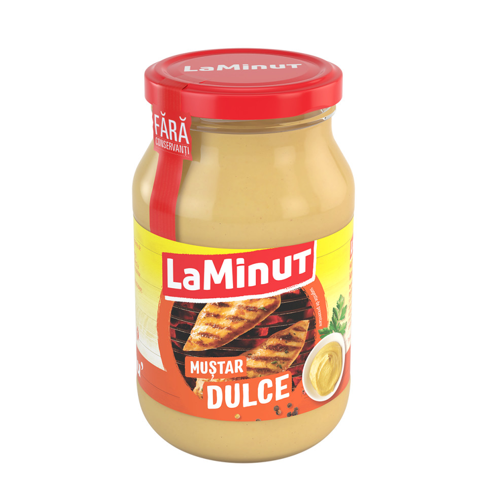 LA MINUT Mustar Barosanu dulce / Senf Barosanu süß 425g